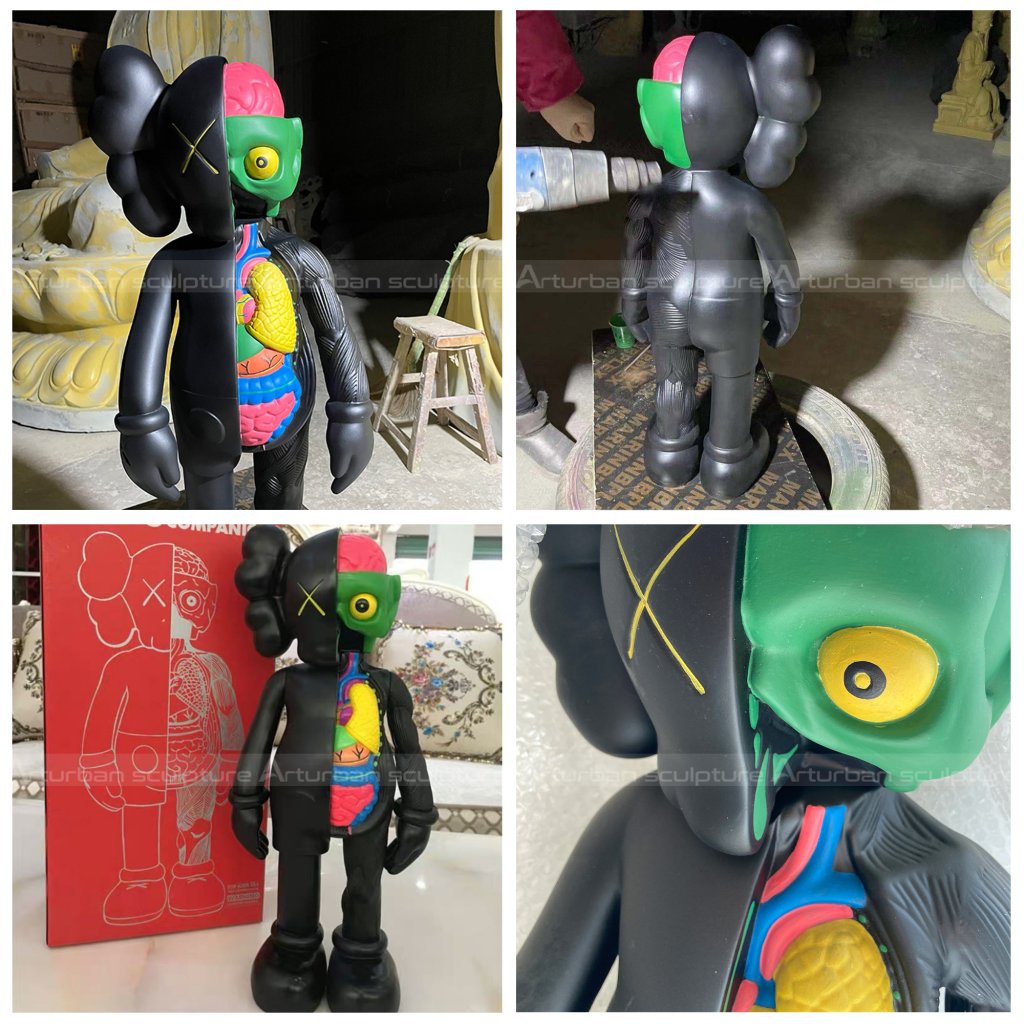 Kaws Skeleton Statue