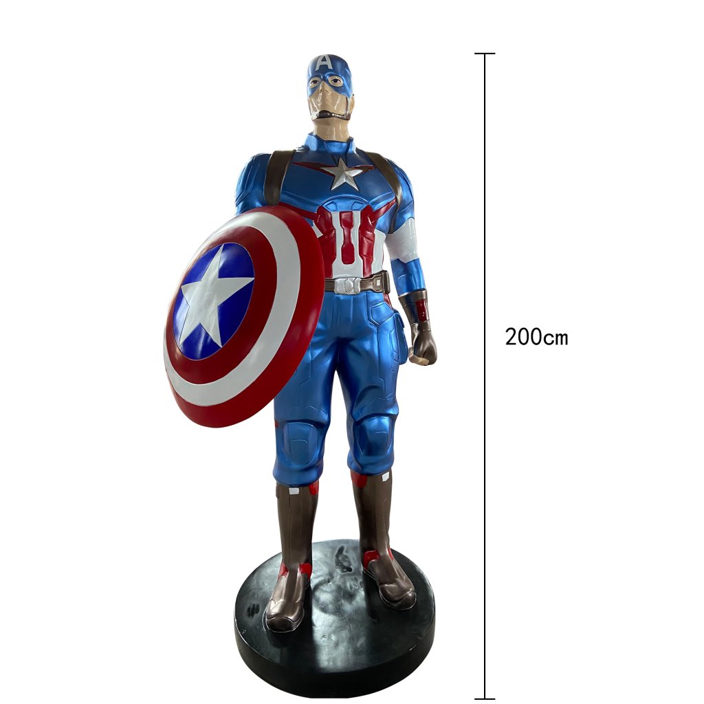 captain america statue figure