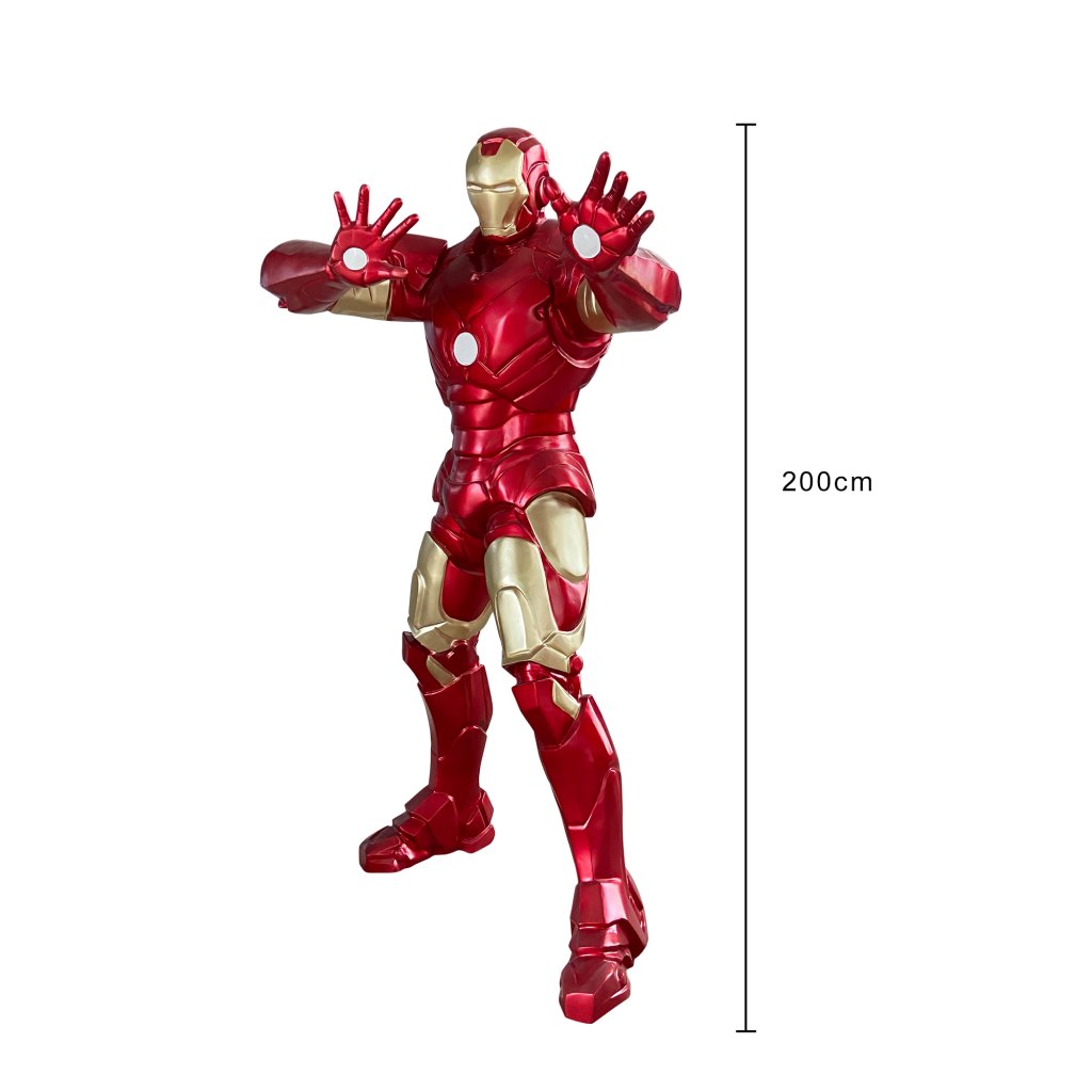 marvel iron man statue