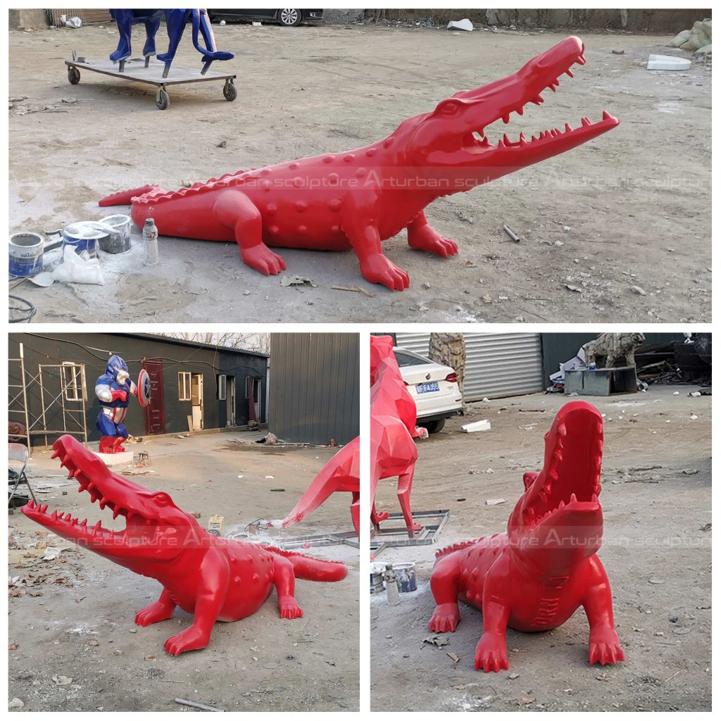 Crocodile Sculpture