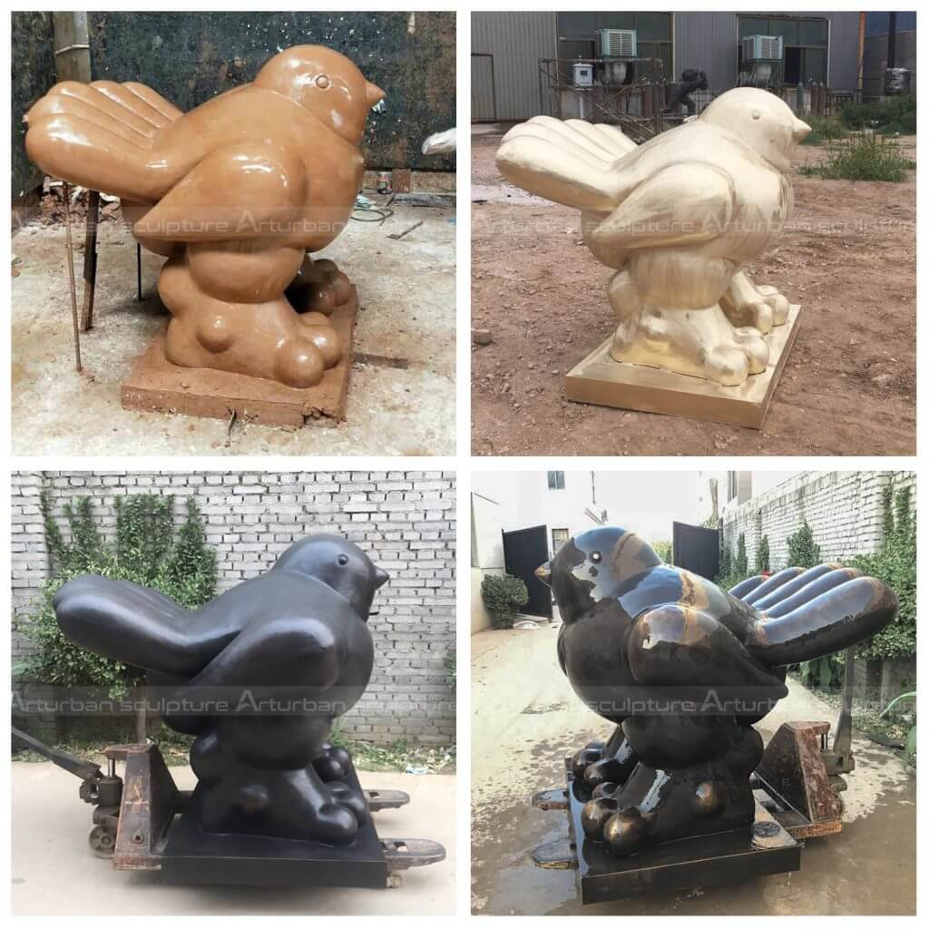 Chubby Bird Garden Statue