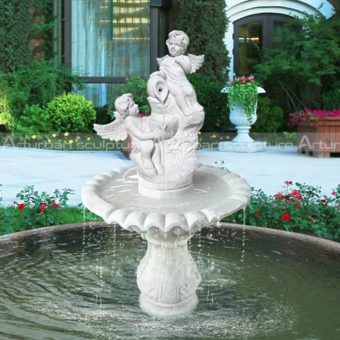 cherub water feature