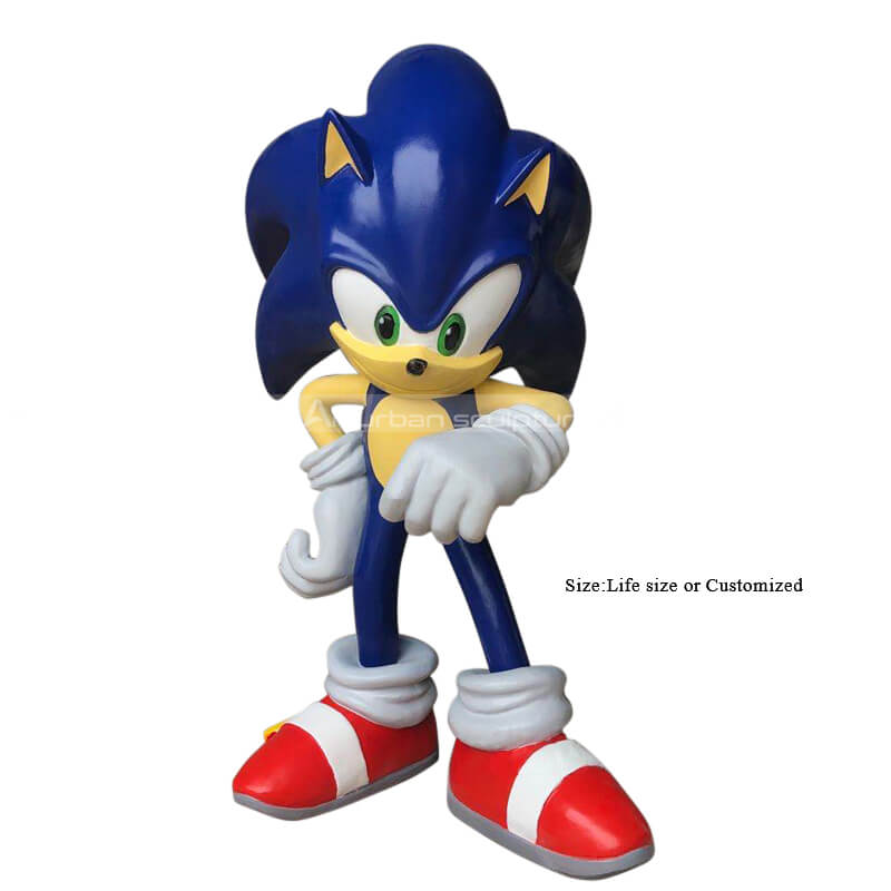 modern sonic statue