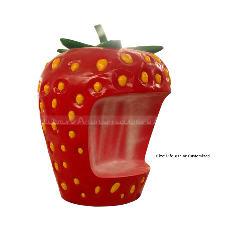 strawberry statue