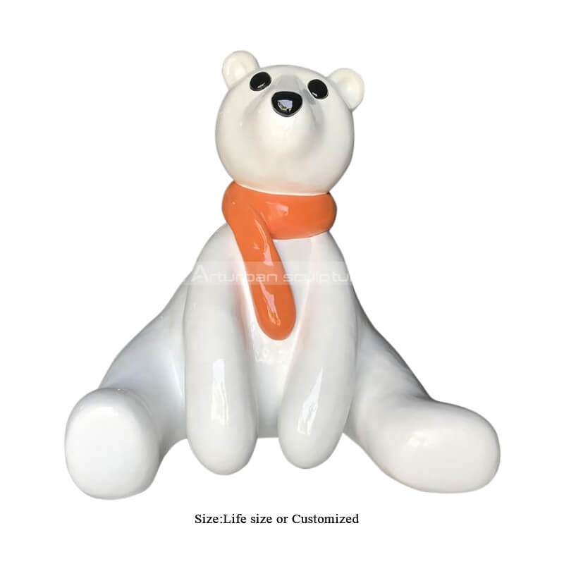 sitting bear statue