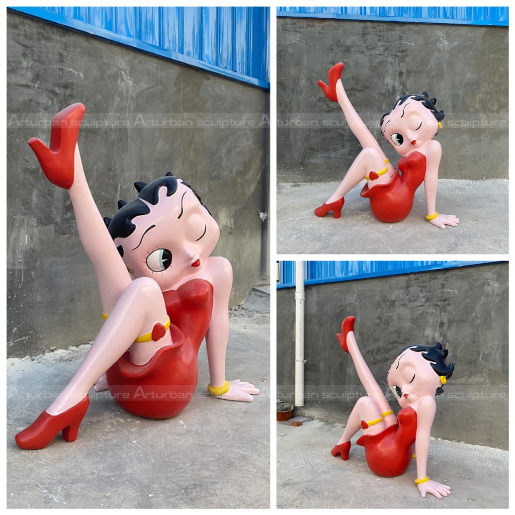 betty boop garden statue