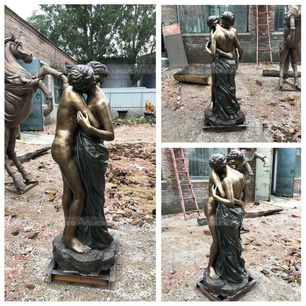 nude couple statue