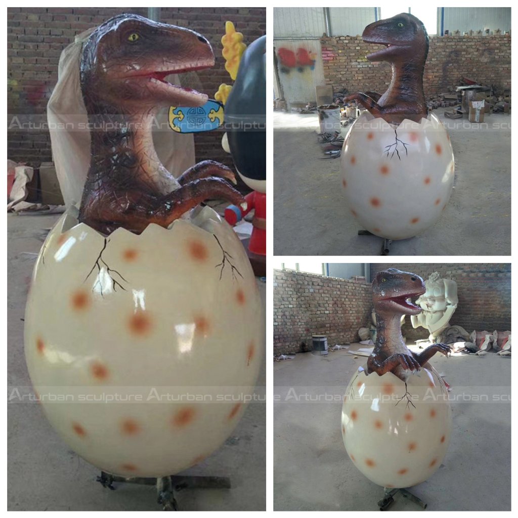 dinosaur egg statue