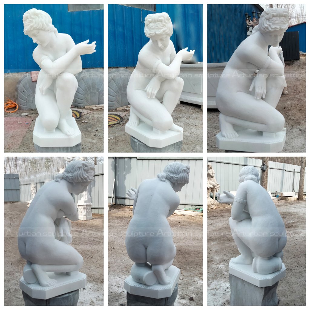 bathing Venus sculpture