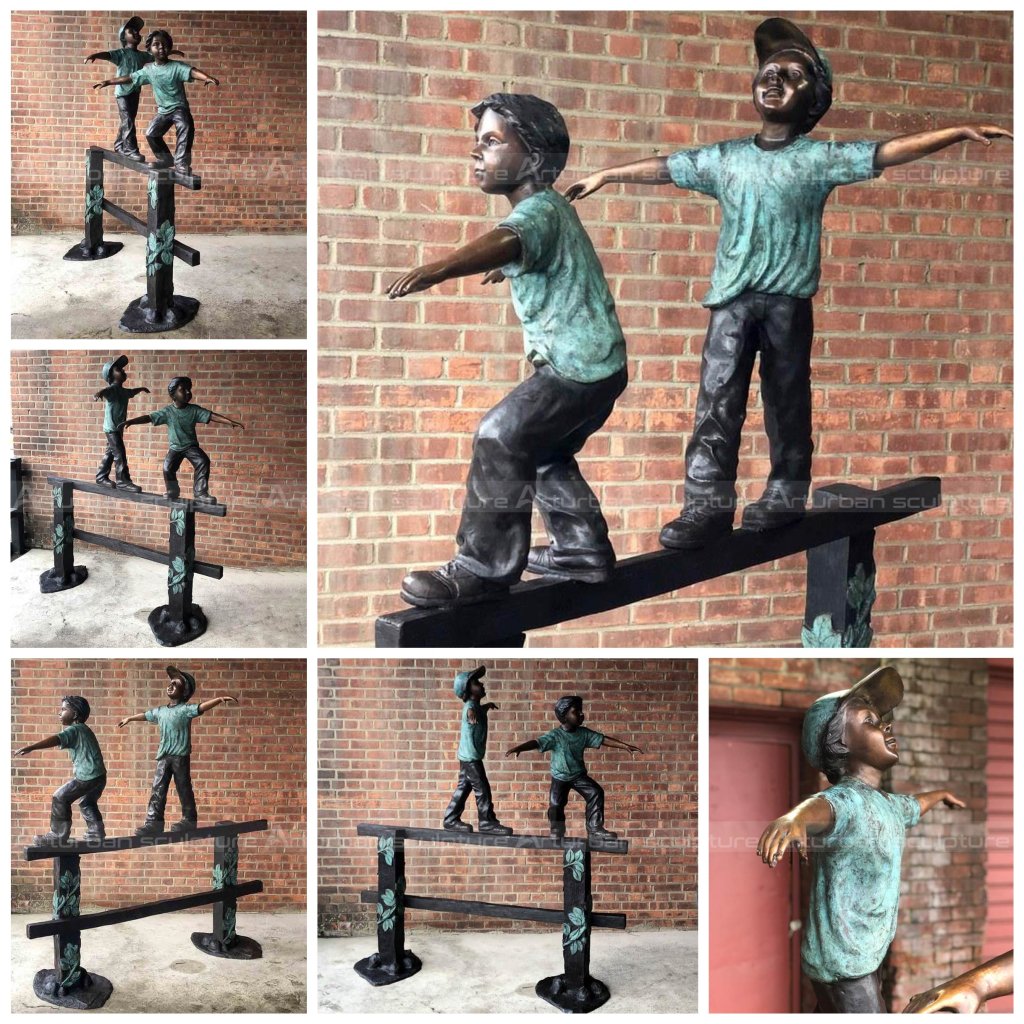 life size child sculpture