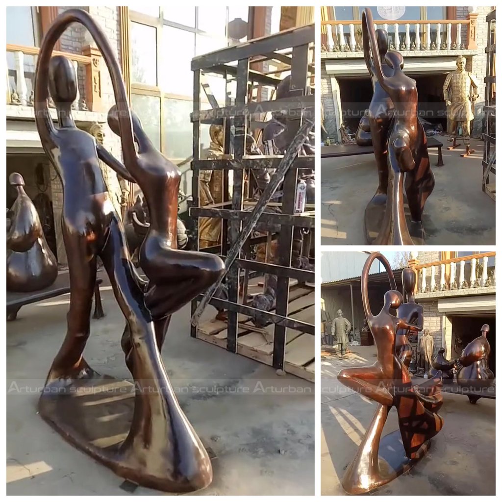 couple dancing sculpture