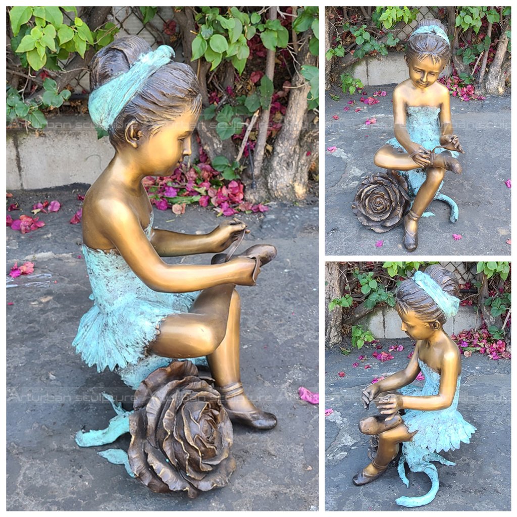 bronze ballet dancer sculpture