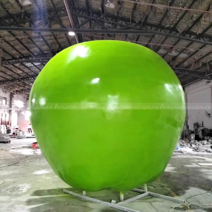 giant apple sculpture