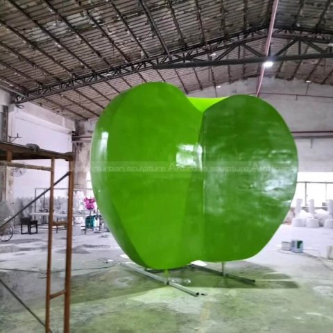 giant apple sculpture