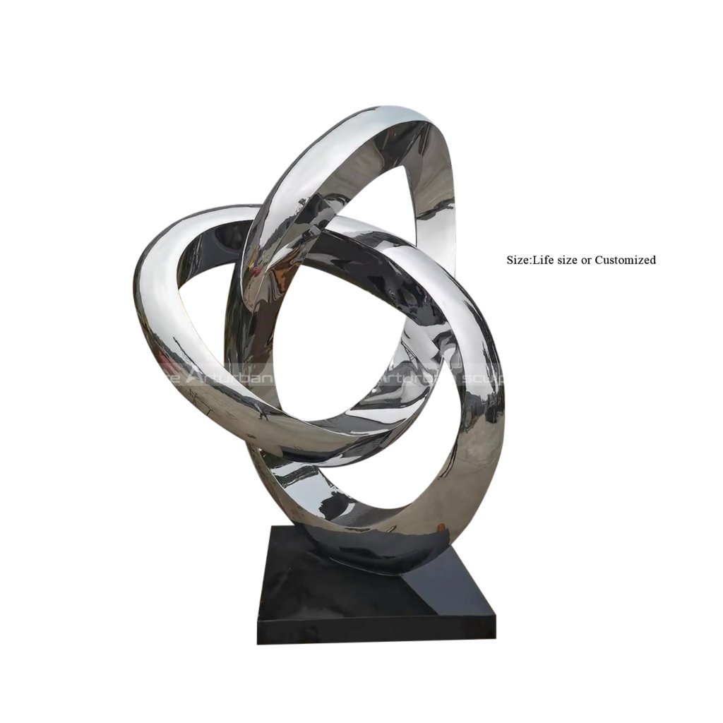 outdoor stainless steel sculpture