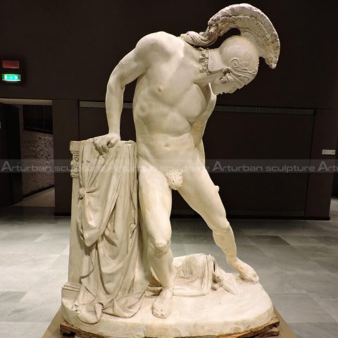 achilles marble statue