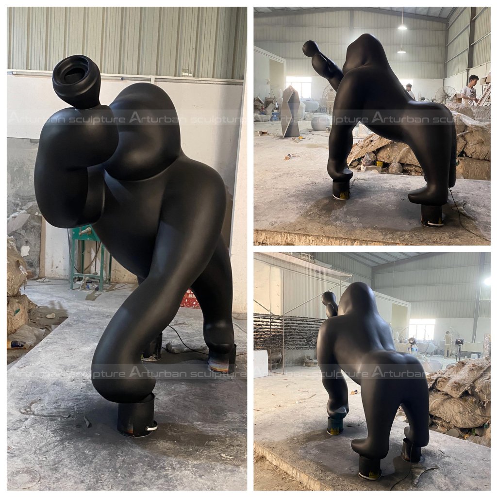 fiberglass gorilla statue