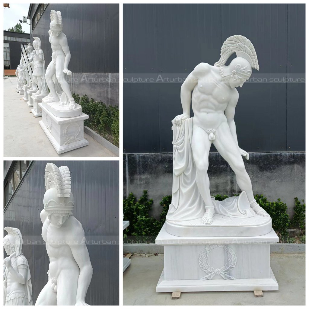 achilles marble statue