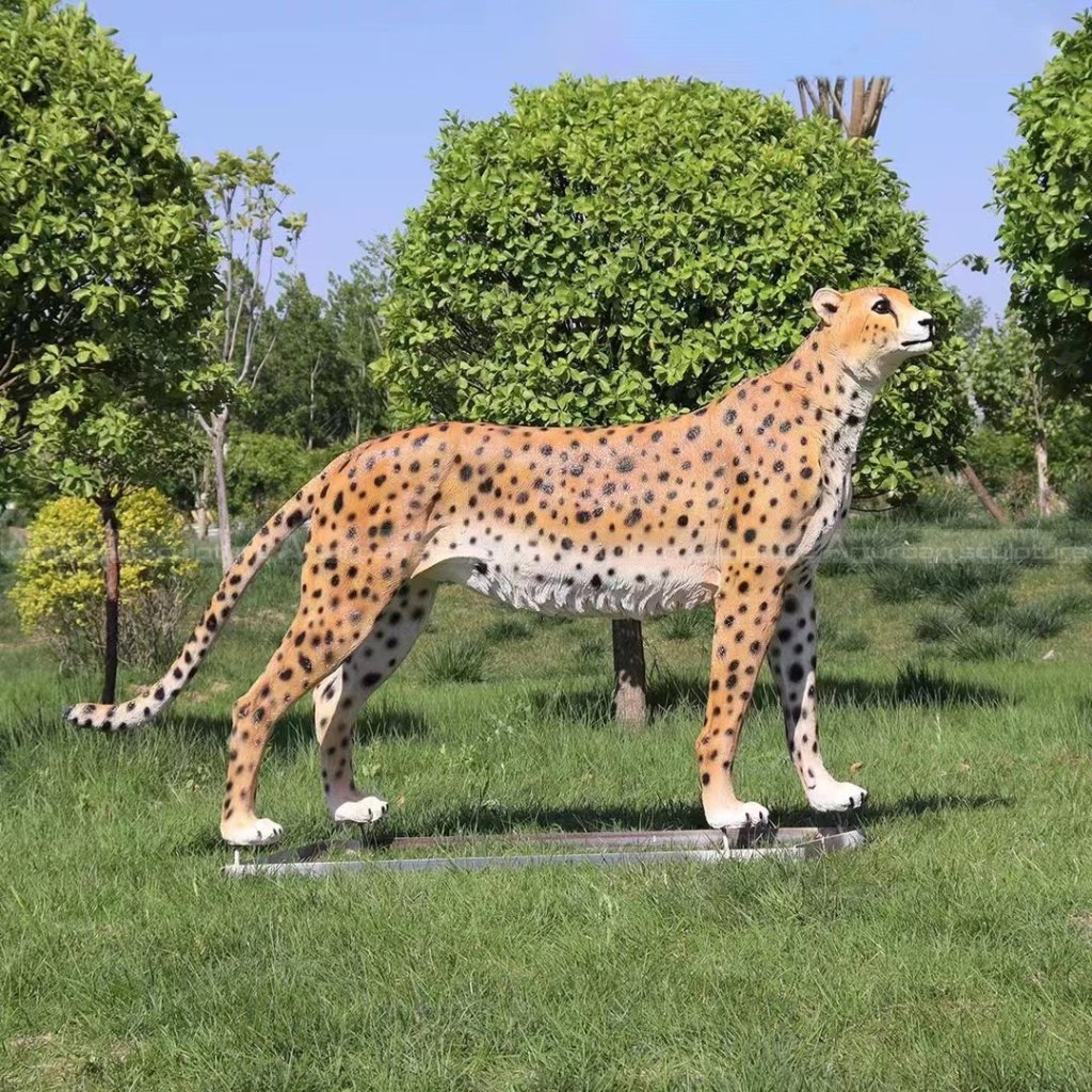 life size leopard statue