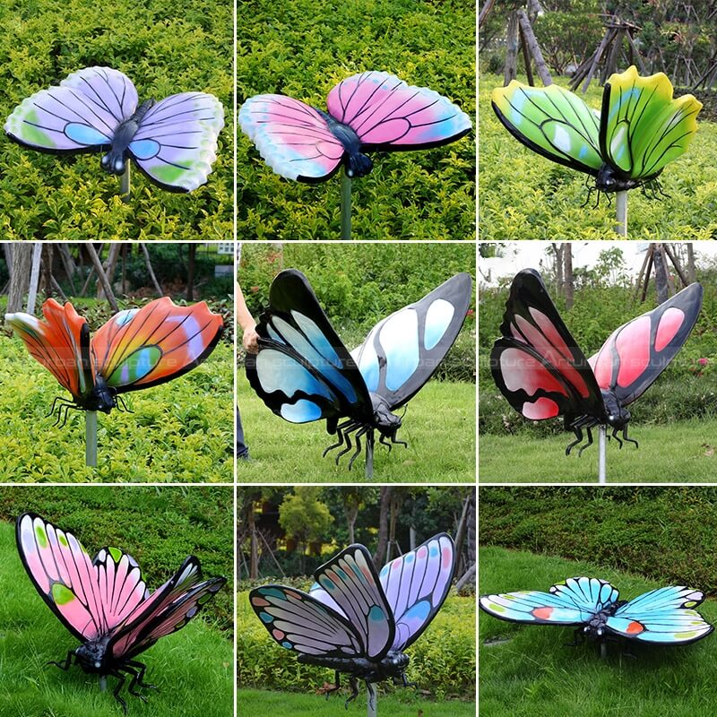 butterfly art sculpture