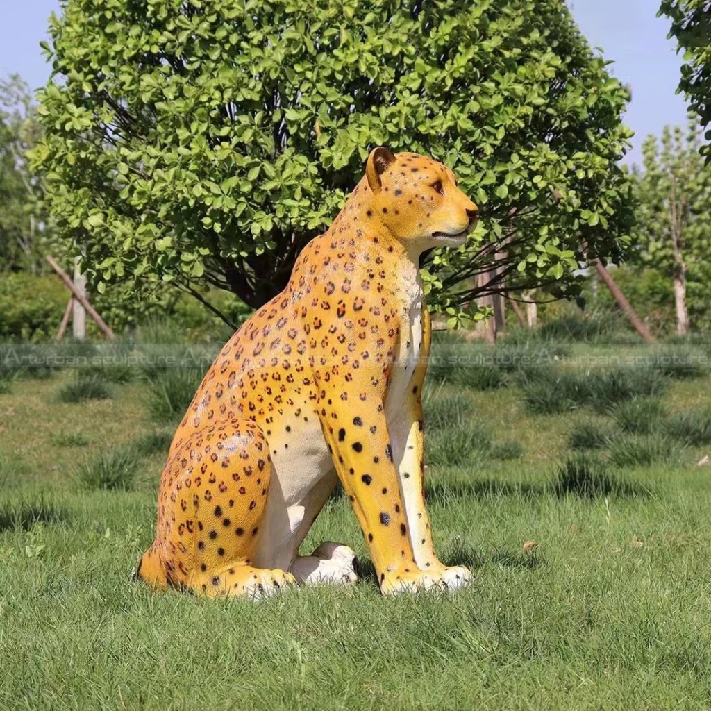 life size leopard statue