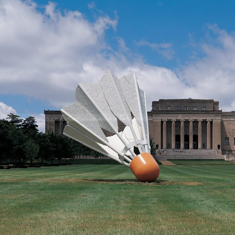 badminton birdie sculpture