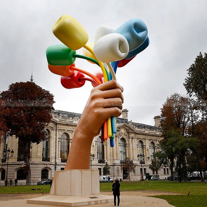 jeff koons tulips sculpture