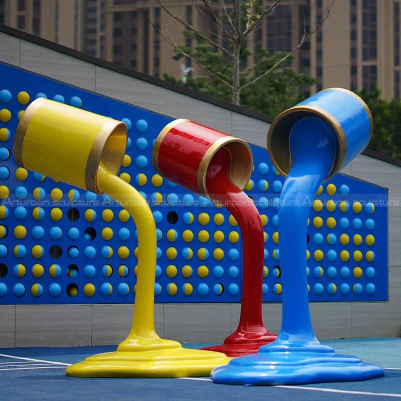 paint can sculpture