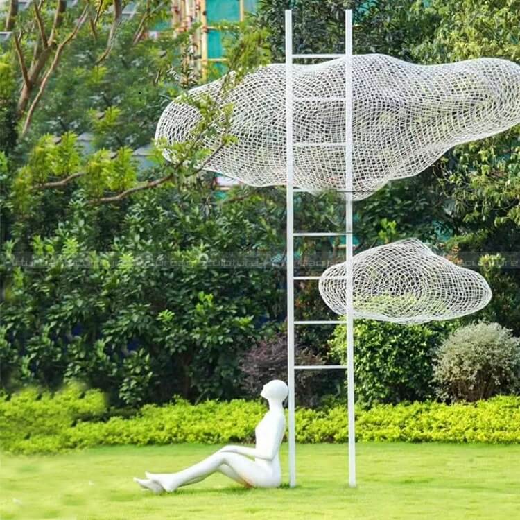 wire cloud sculpture