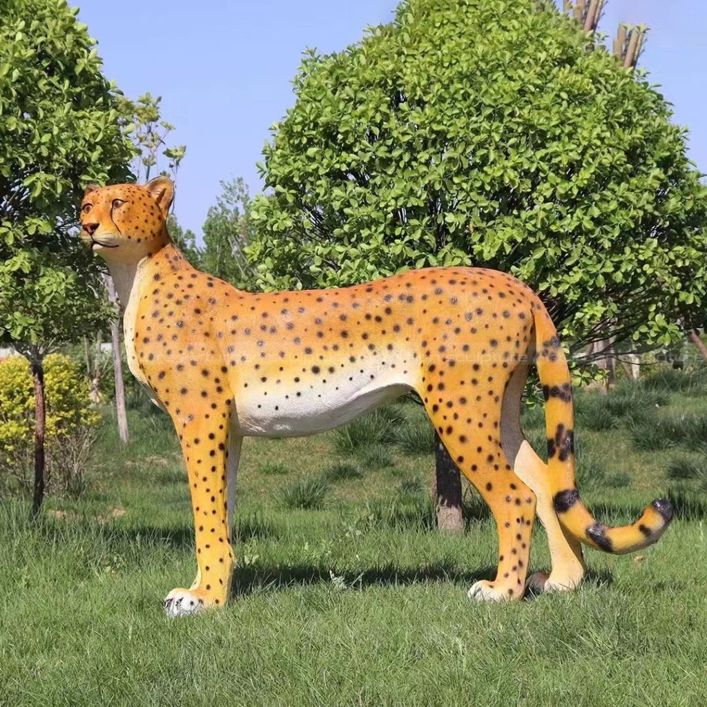 life size leopard statue