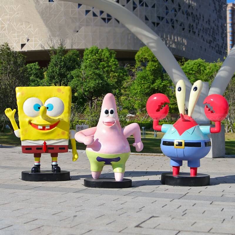 spongebob squarepants sculpture