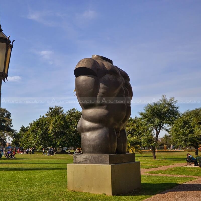 male torso bust sculpture