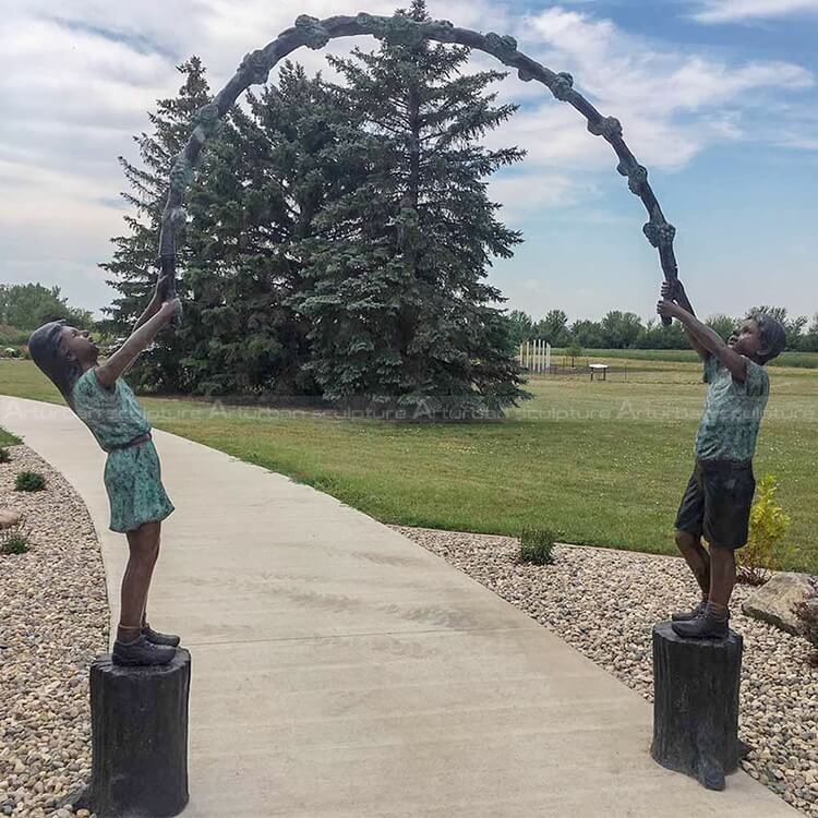 child statue for driveway