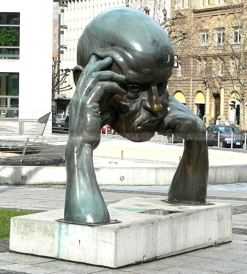 the thinker bust