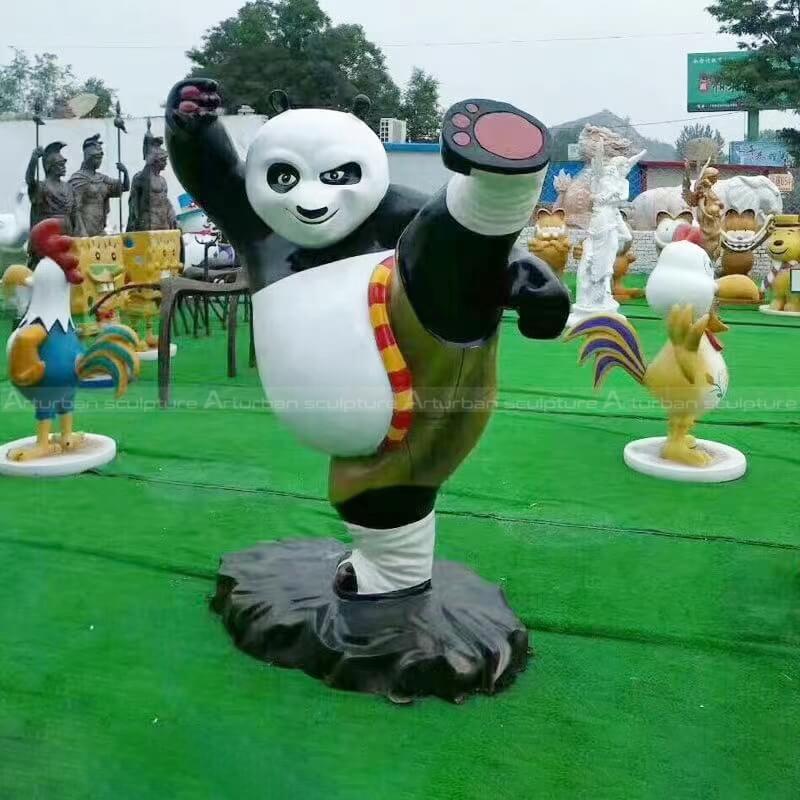 kung fu panda sculpture