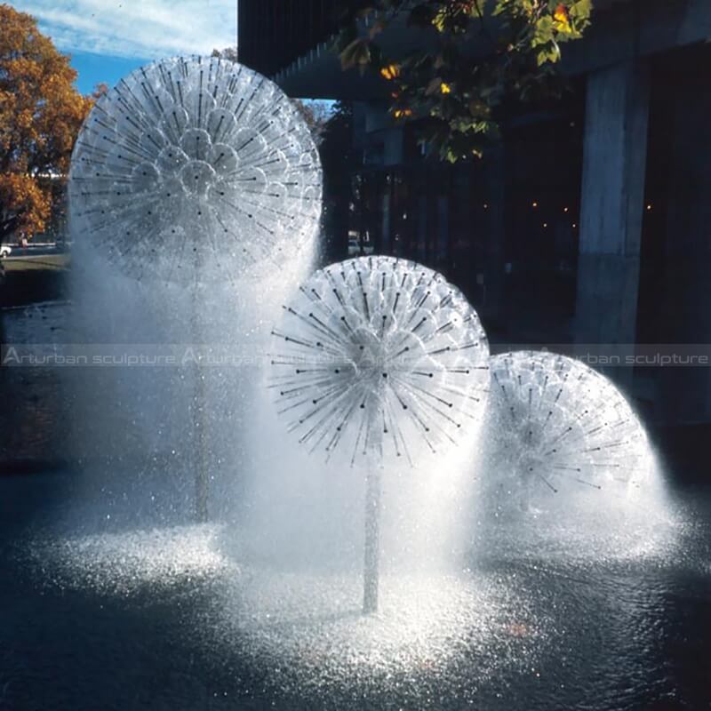 dandelion water fountain