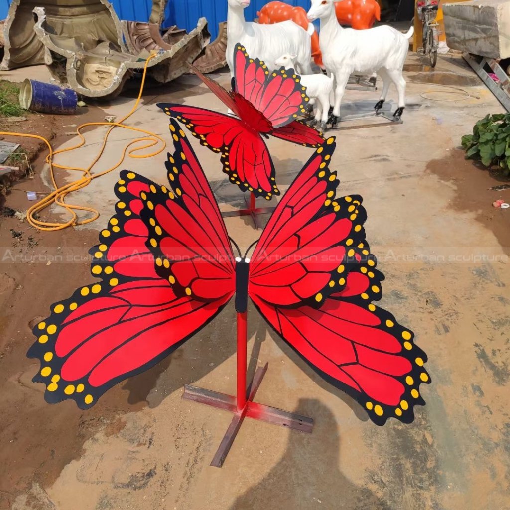 butterfly statue for garden