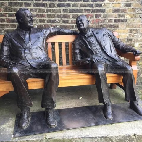 churchill and roosevelt statue