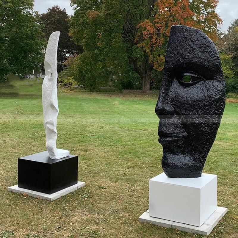 half face sculpture