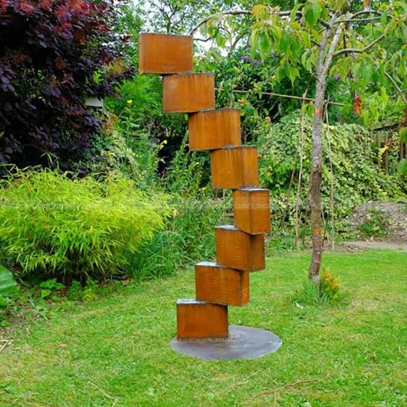 the block sculptures