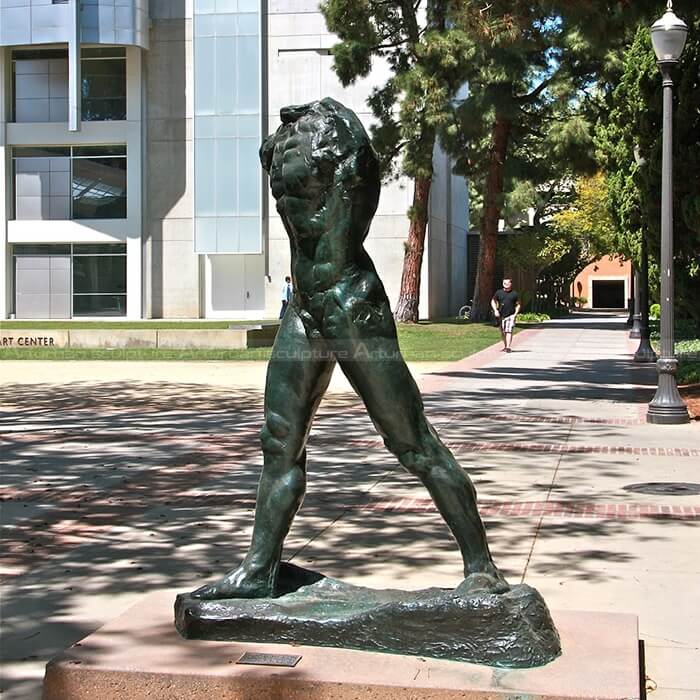 rodin the walking man sculpture