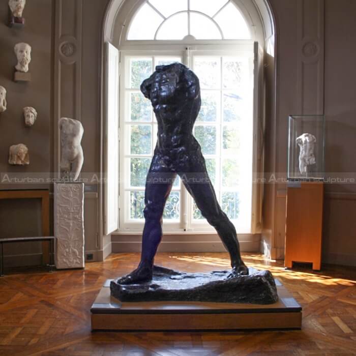 rodin the walking man sculpture