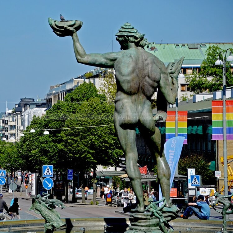 king neptune garden statue