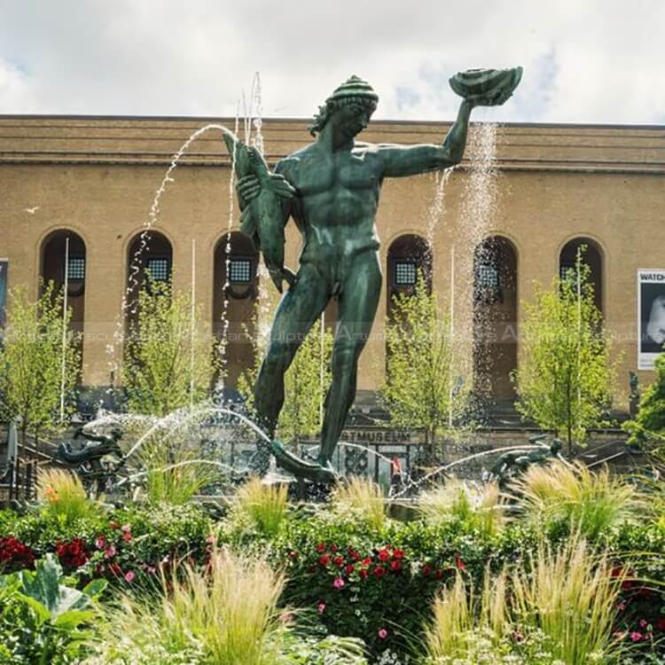 king neptune garden statue