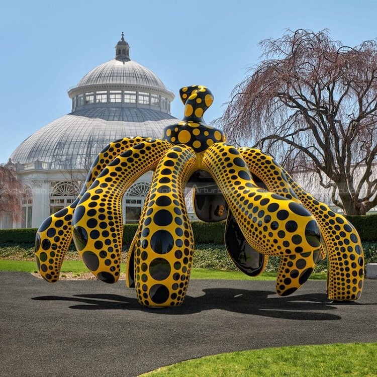 giant pumpkin sculpture