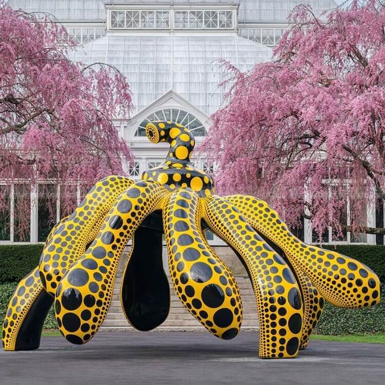 giant pumpkin sculpture