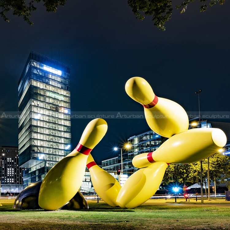 bowling sculpture