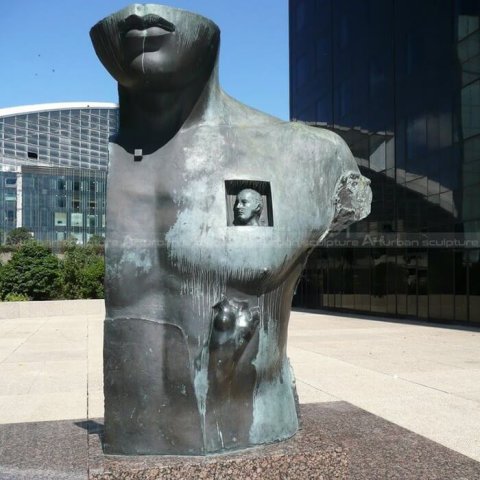 male torso bust