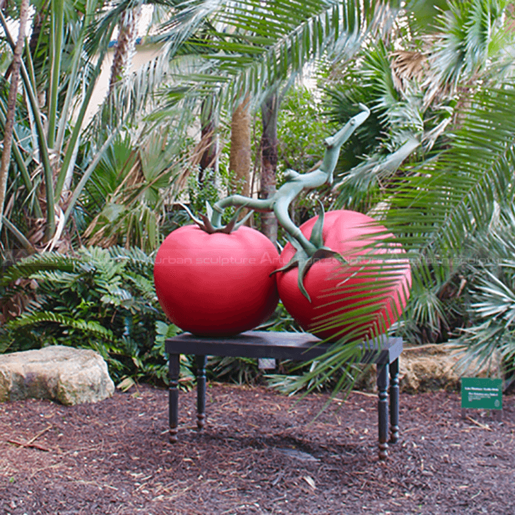 tomato statue