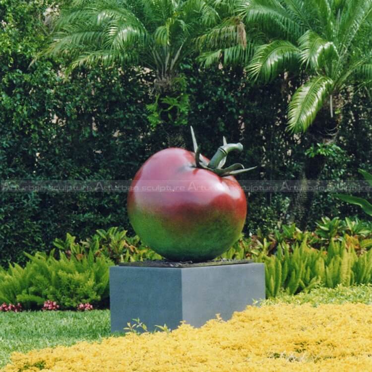 tomato statue